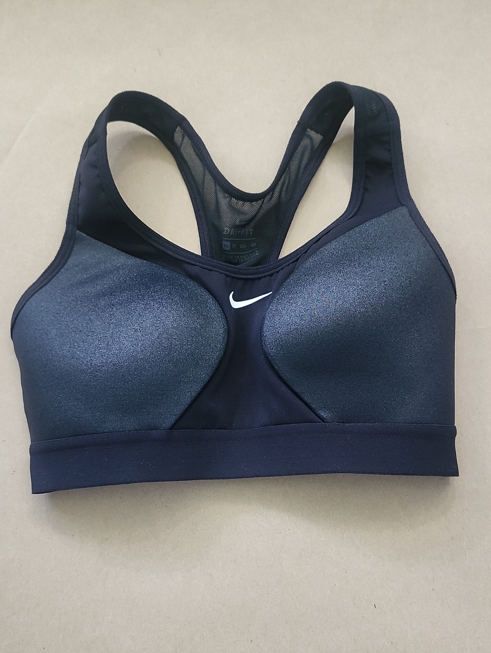 Nike Black Racerback High-Support Sports Bra- Unique! Excellent Condition!